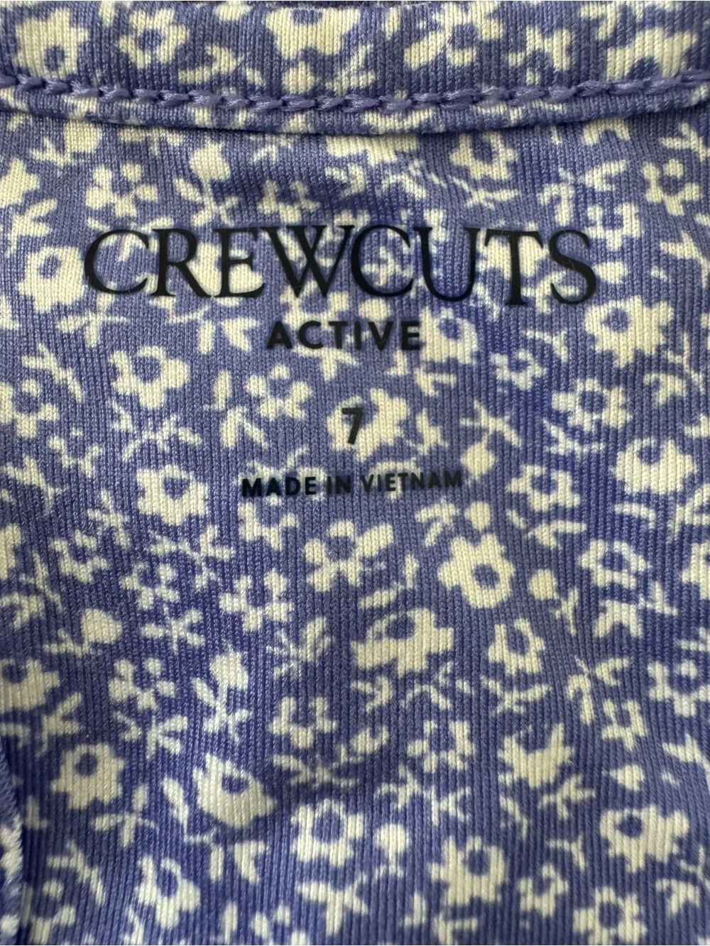 Crewcuts Active Dress Purple/White EUC